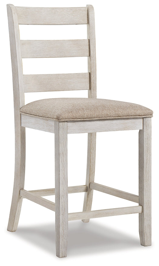 Skempton Counter Height Dining Table and 4 Barstools at Walker Mattress and Furniture Locations in Cedar Park and Belton TX.