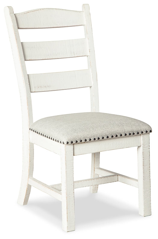 Valebeck Dining Table and 6 Chairs at Walker Mattress and Furniture Locations in Cedar Park and Belton TX.