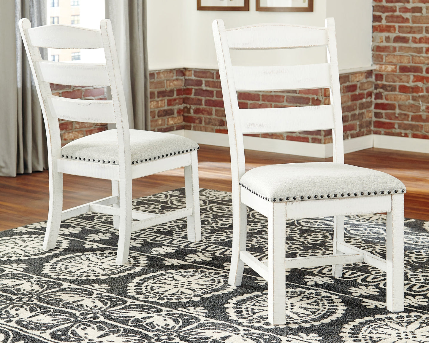 Valebeck Dining Table and 6 Chairs at Walker Mattress and Furniture Locations in Cedar Park and Belton TX.