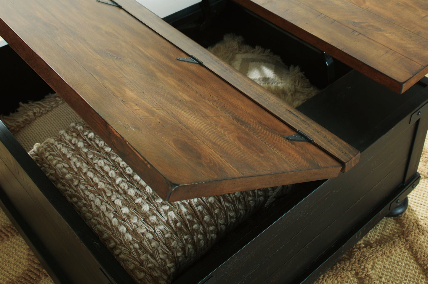 Valebeck Lift Top Cocktail Table at Walker Mattress and Furniture Locations in Cedar Park and Belton TX.