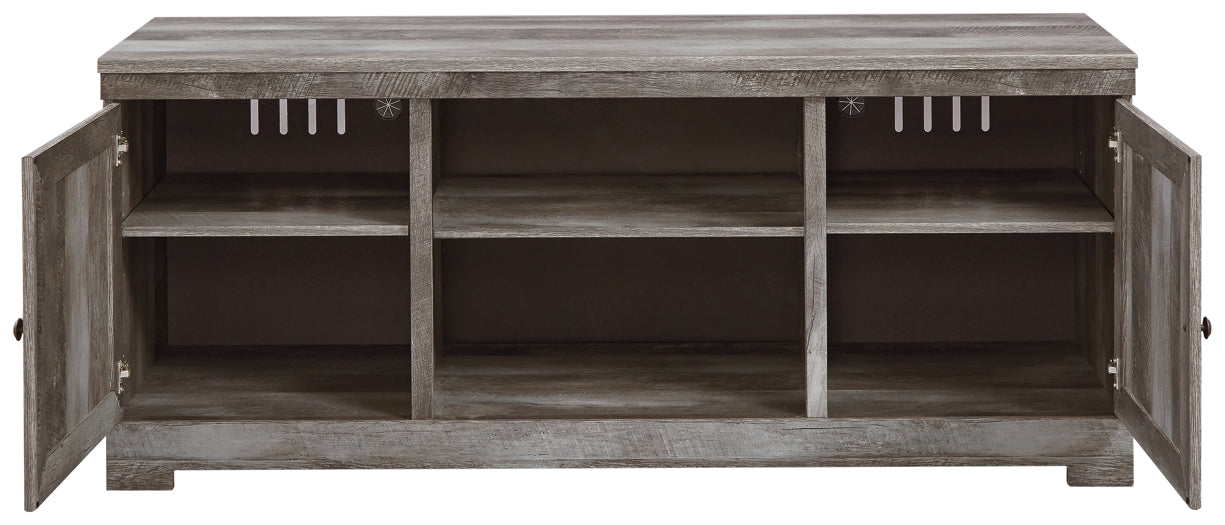 Wynnlow LG TV Stand w/Fireplace Option at Walker Mattress and Furniture Locations in Cedar Park and Belton TX.