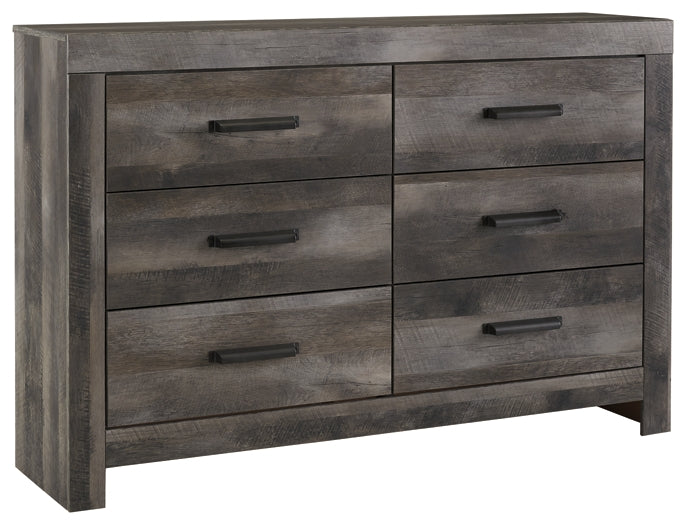 Wynnlow Six Drawer Dresser at Walker Mattress and Furniture Locations in Cedar Park and Belton TX.