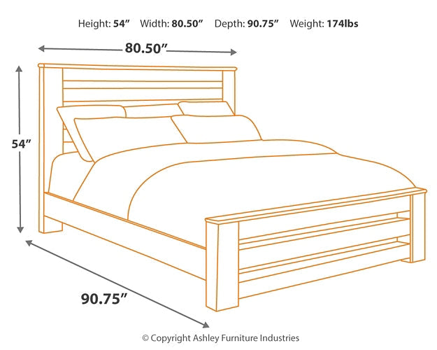 Zelen King Panel Bed with Mirrored Dresser and Chest at Walker Mattress and Furniture Locations in Cedar Park and Belton TX.