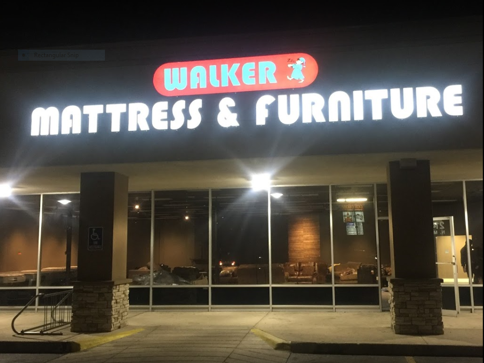 Walker Mattress and Furniture store exterior in Harker Heights TX near Fort Cavazos