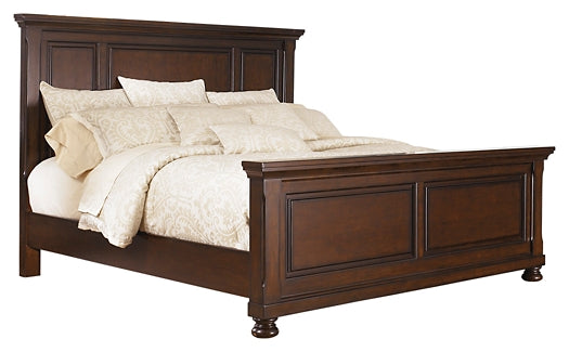 Porter Panel Bed With Mirrored Dresser