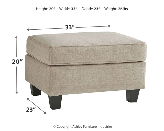 Abney Ottoman Walker Mattress and Furniture