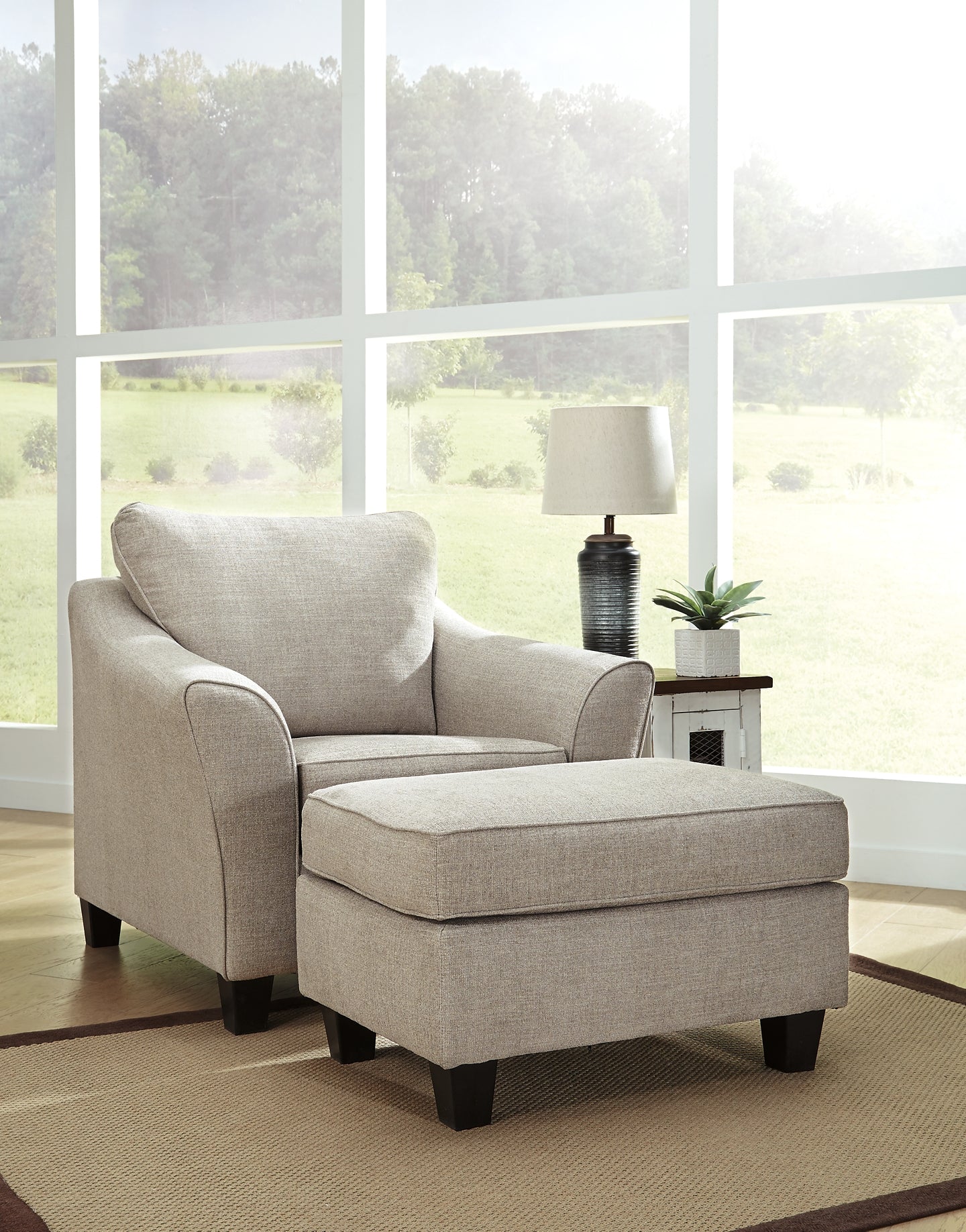 Abney Ottoman Walker Mattress and Furniture