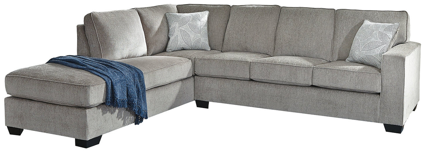 Altari 2-Piece Sectional with Ottoman at Walker Mattress and Furniture