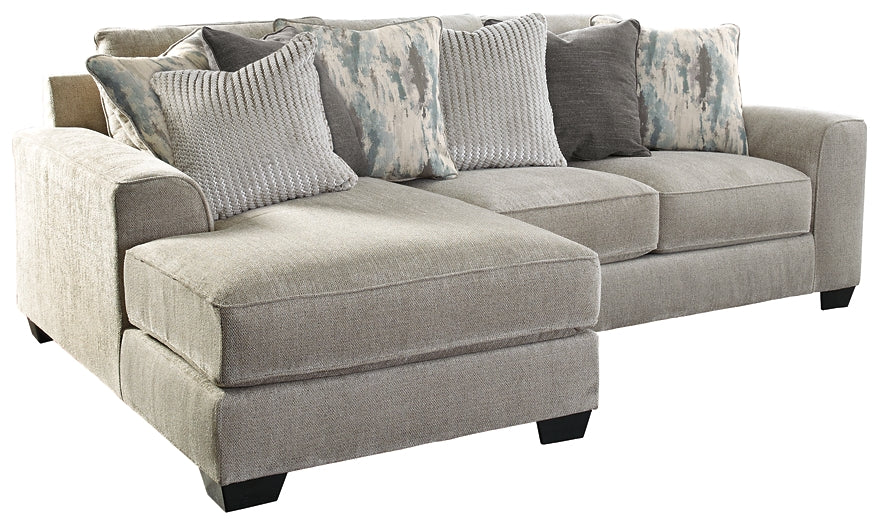 Ardsley 2-Piece Sectional with Ottoman at Walker Mattress and Furniture