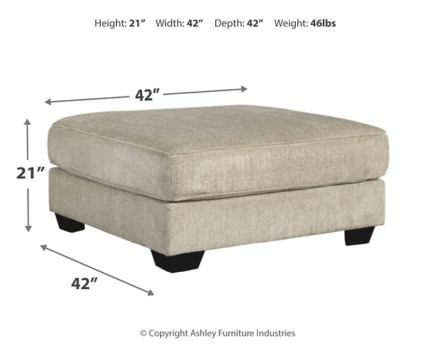 Ardsley 2-Piece Sectional with Ottoman at Walker Mattress and Furniture