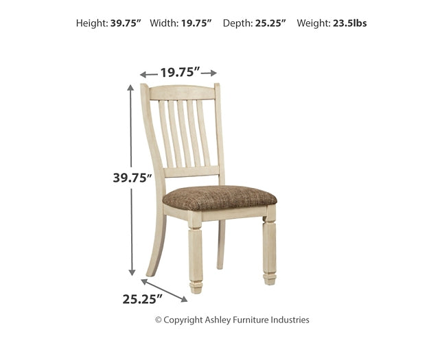 Bolanburg Dining Table and 4 Chairs at Walker Mattress and Furniture Locations in Cedar Park and Belton TX.