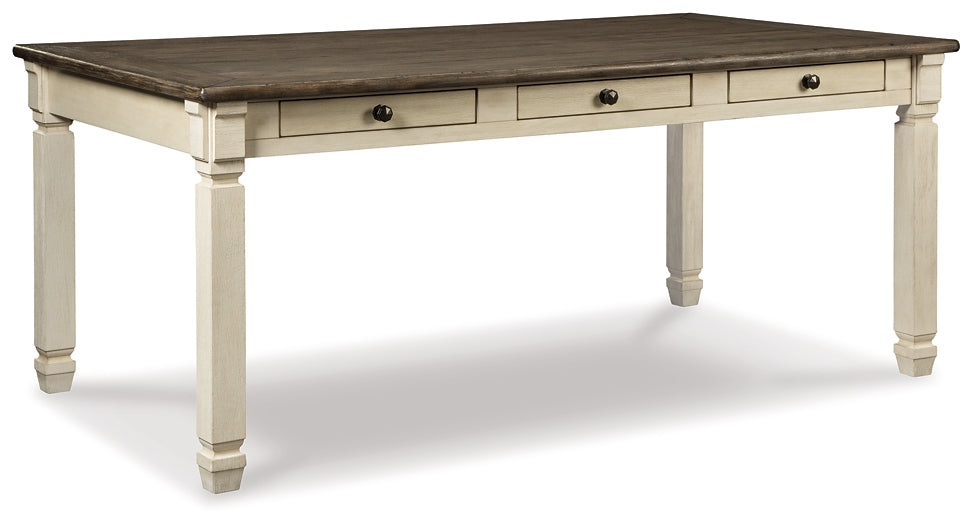 Bolanburg Dining Table and 4 Chairs at Walker Mattress and Furniture Locations in Cedar Park and Belton TX.