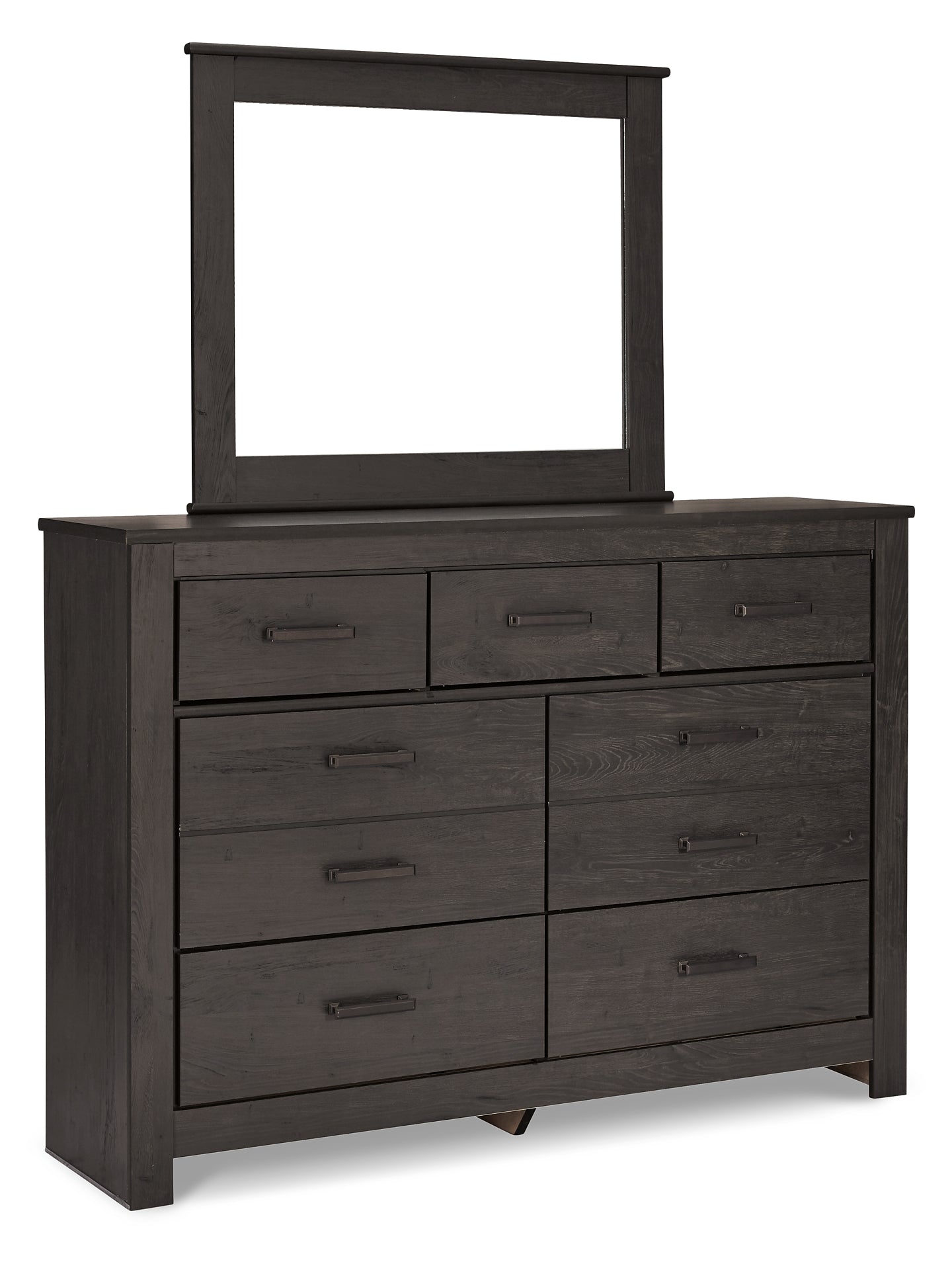 Brinxton Full Panel Headboard with Mirrored Dresser and Chest at Walker Mattress and Furniture Locations in Cedar Park and Belton TX.