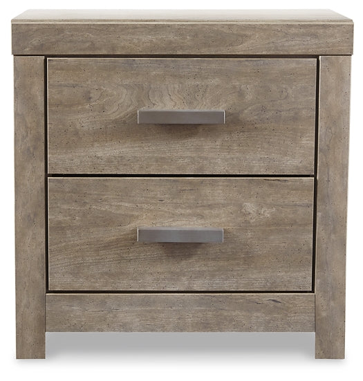 Culverbach King Panel Bed with Mirrored Dresser, Chest and 2 Nightstands at Walker Mattress and Furniture Locations in Cedar Park and Belton TX.