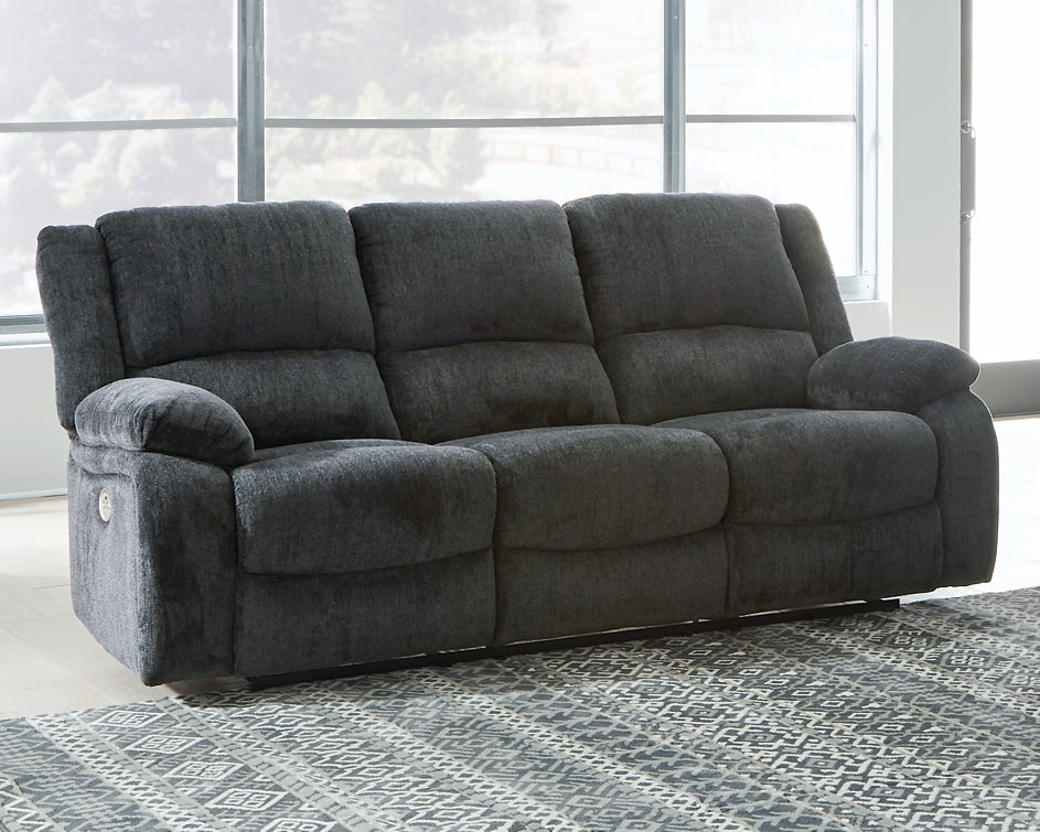 Draycoll Sofa, Loveseat and Recliner at Walker Mattress and Furniture Locations in Cedar Park and Belton TX.