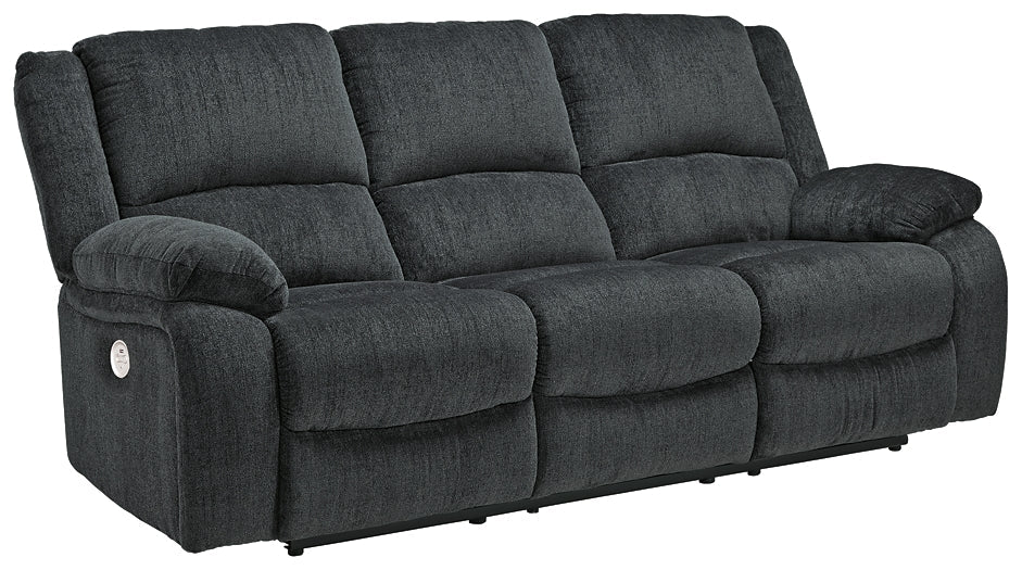 Draycoll Sofa, Loveseat and Recliner at Walker Mattress and Furniture Locations in Cedar Park and Belton TX.
