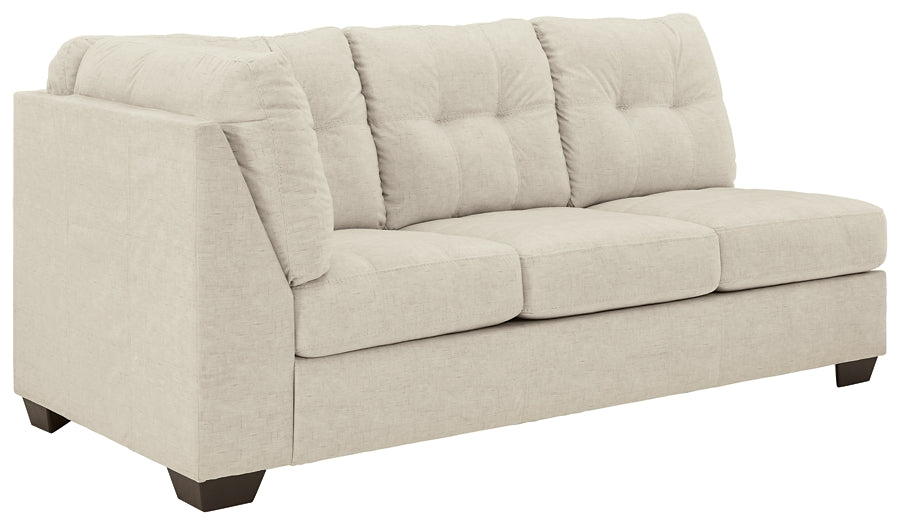 Falkirk 2-Piece Sectional with Ottoman at Walker Mattress and Furniture Locations in Cedar Park and Belton TX.