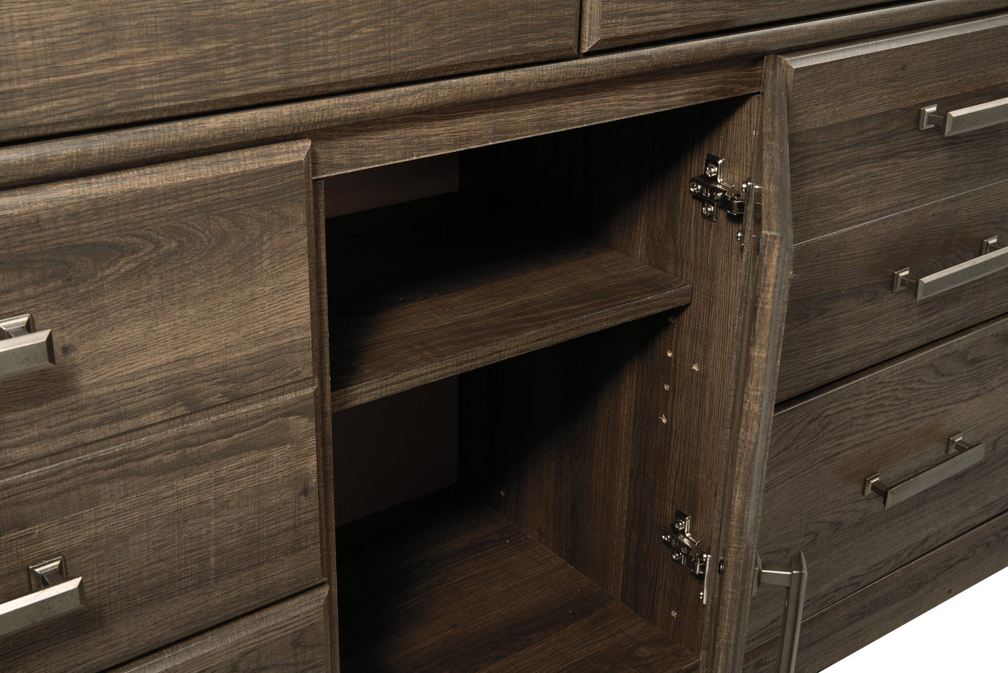 Juararo Six Drawer Dresser at Walker Mattress and Furniture Locations in Cedar Park and Belton TX.