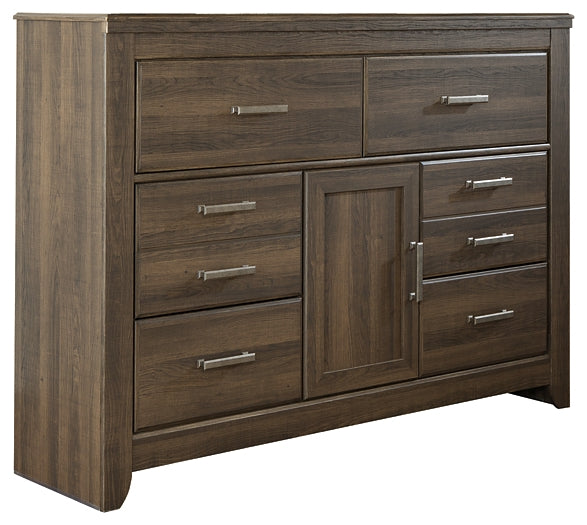 Juararo Six Drawer Dresser at Walker Mattress and Furniture Locations in Cedar Park and Belton TX.