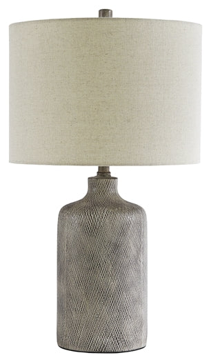 Linus Ceramic Table Lamp (1/CN) at Walker Mattress and Furniture Locations in Cedar Park and Belton TX.