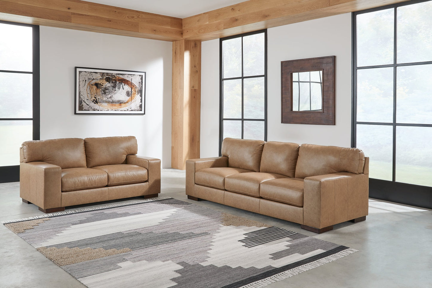 Lombardia Sofa and Loveseat at Walker Mattress and Furniture Locations in Cedar Park and Belton TX.