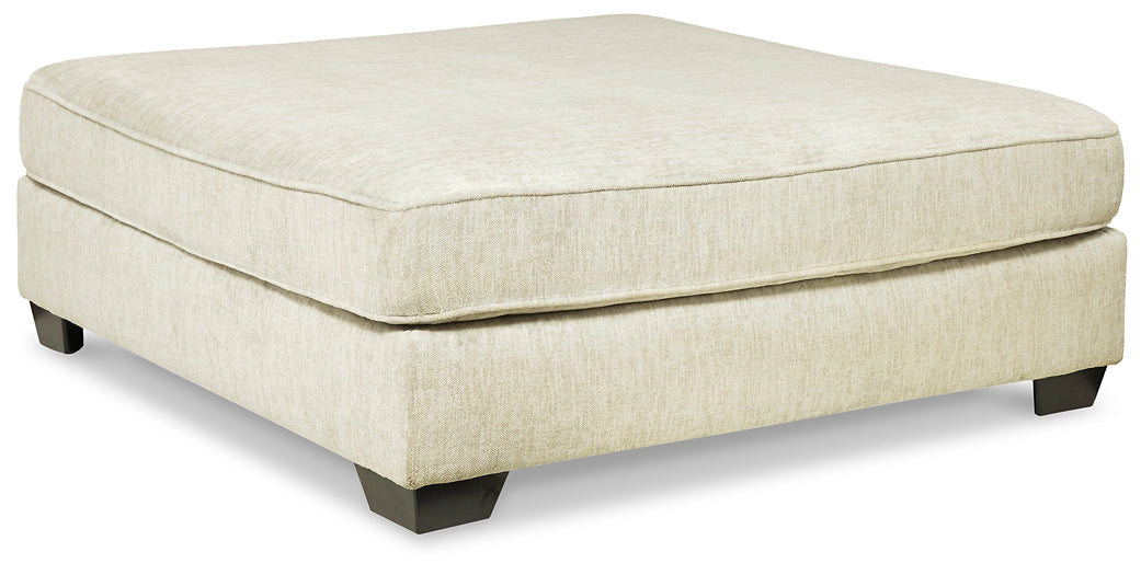 Rawcliffe Oversized Accent Ottoman at Walker Mattress and Furniture Locations in Cedar Park and Belton TX.
