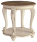 Realyn 2 End Tables at Walker Mattress and Furniture Locations in Cedar Park and Belton TX.