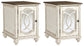 Realyn 2 End Tables at Walker Mattress and Furniture Locations in Cedar Park and Belton TX.