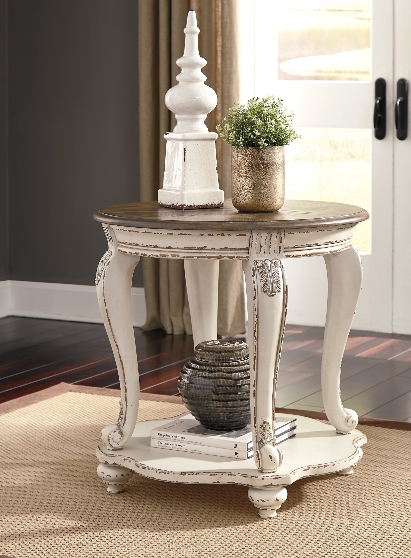 Realyn 2 End Tables at Walker Mattress and Furniture Locations in Cedar Park and Belton TX.