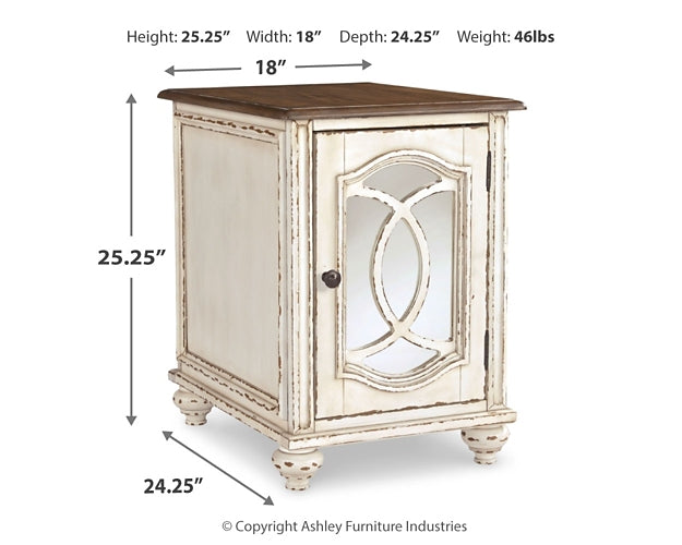 Realyn 2 End Tables at Walker Mattress and Furniture Locations in Cedar Park and Belton TX.