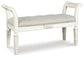 Realyn Accent Bench at Walker Mattress and Furniture Locations in Cedar Park and Belton TX.