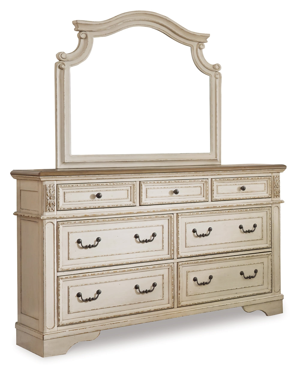 Realyn Dresser and Mirror at Walker Mattress and Furniture Locations in Cedar Park and Belton TX.