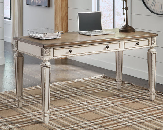 Realyn Home Office Desk at Walker Mattress and Furniture Locations in Cedar Park and Belton TX.