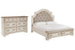Realyn King Upholstered Bed with Dresser at Walker Mattress and Furniture Locations in Cedar Park and Belton TX.