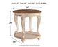 Realyn Round End Table at Walker Mattress and Furniture Locations in Cedar Park and Belton TX.