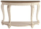 Realyn Sofa Table at Walker Mattress and Furniture Locations in Cedar Park and Belton TX.