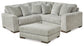 Regent Park 3-Piece Sectional with Ottoman at Walker Mattress and Furniture Locations in Cedar Park and Belton TX.