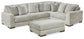 Regent Park 4-Piece Sectional with Ottoman at Walker Mattress and Furniture Locations in Cedar Park and Belton TX.