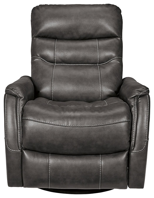 Riptyme Swivel Glider Recliner at Walker Mattress and Furniture Locations in Cedar Park and Belton TX.