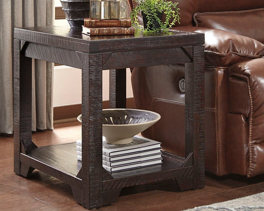 Rogness Rectangular End Table at Walker Mattress and Furniture Locations in Cedar Park and Belton TX.