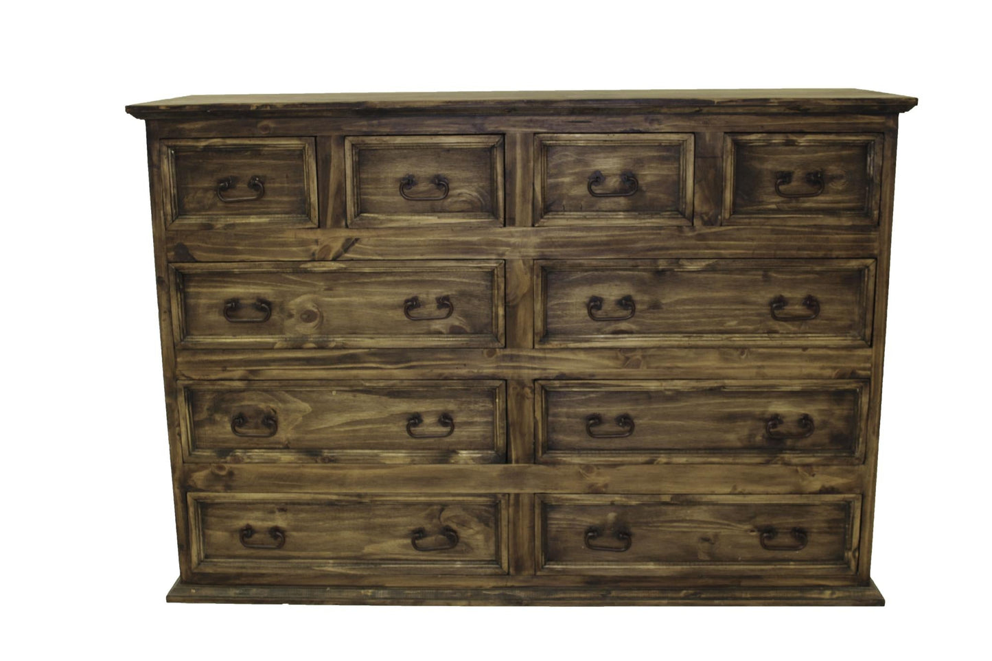 Rustic Curved Medio Bedroom Set at Walker Mattress and Furniture Locations in Cedar Park and Belton TX.