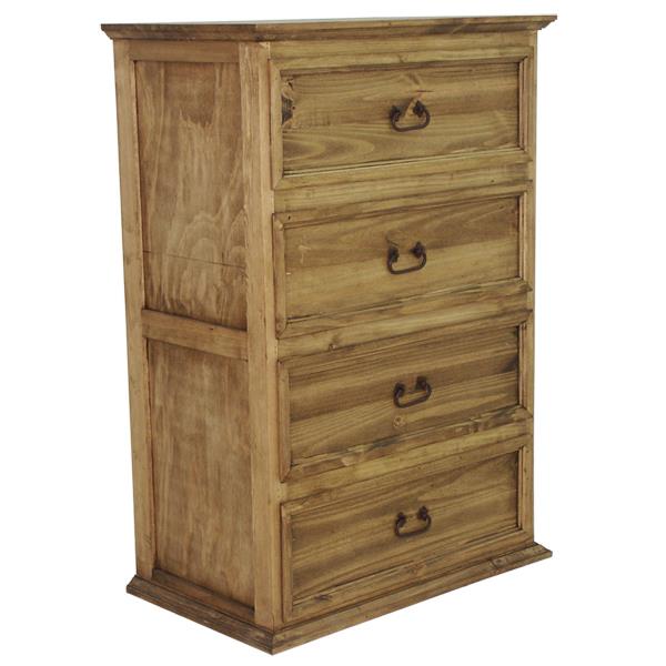 Rustic Mansion Honey Pine Bedroom Set at Walker Mattress and Furniture Locations in Cedar Park and Belton TX.