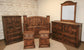 Rustic Mansion Medio Bedroom Set at Walker Mattress and Furniture Locations in Cedar Park and Belton TX.