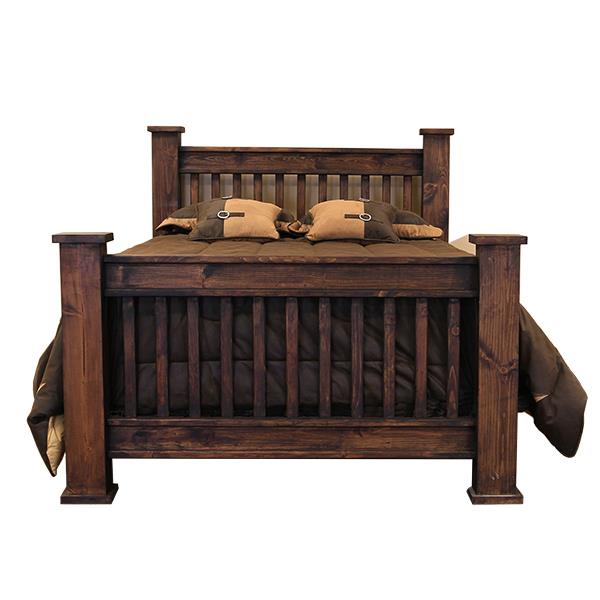 Rustic Mission Medio Bedroom Set at Walker Mattress and Furniture Locations in Cedar Park and Belton TX.