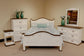 Rustic Promo White Bedroom Set at Walker Mattress and Furniture Locations in Cedar Park and Belton TX.