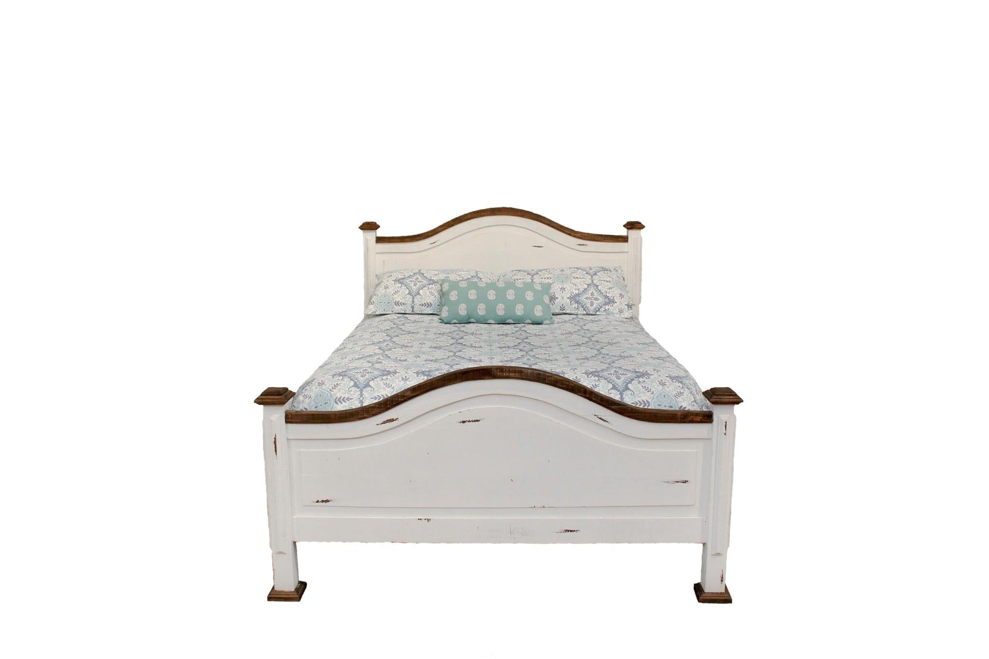 Rustic Promo White Bedroom Set at Walker Mattress and Furniture Locations in Cedar Park and Belton TX.