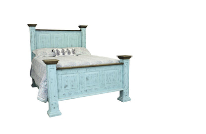 Rustic Turquoise Oasis Bedroom Set at Walker Mattress and Furniture Locations in Cedar Park and Belton TX.