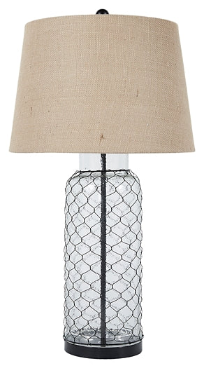 Sharmayne Glass Table Lamp (1/CN) at Walker Mattress and Furniture Locations in Cedar Park and Belton TX.