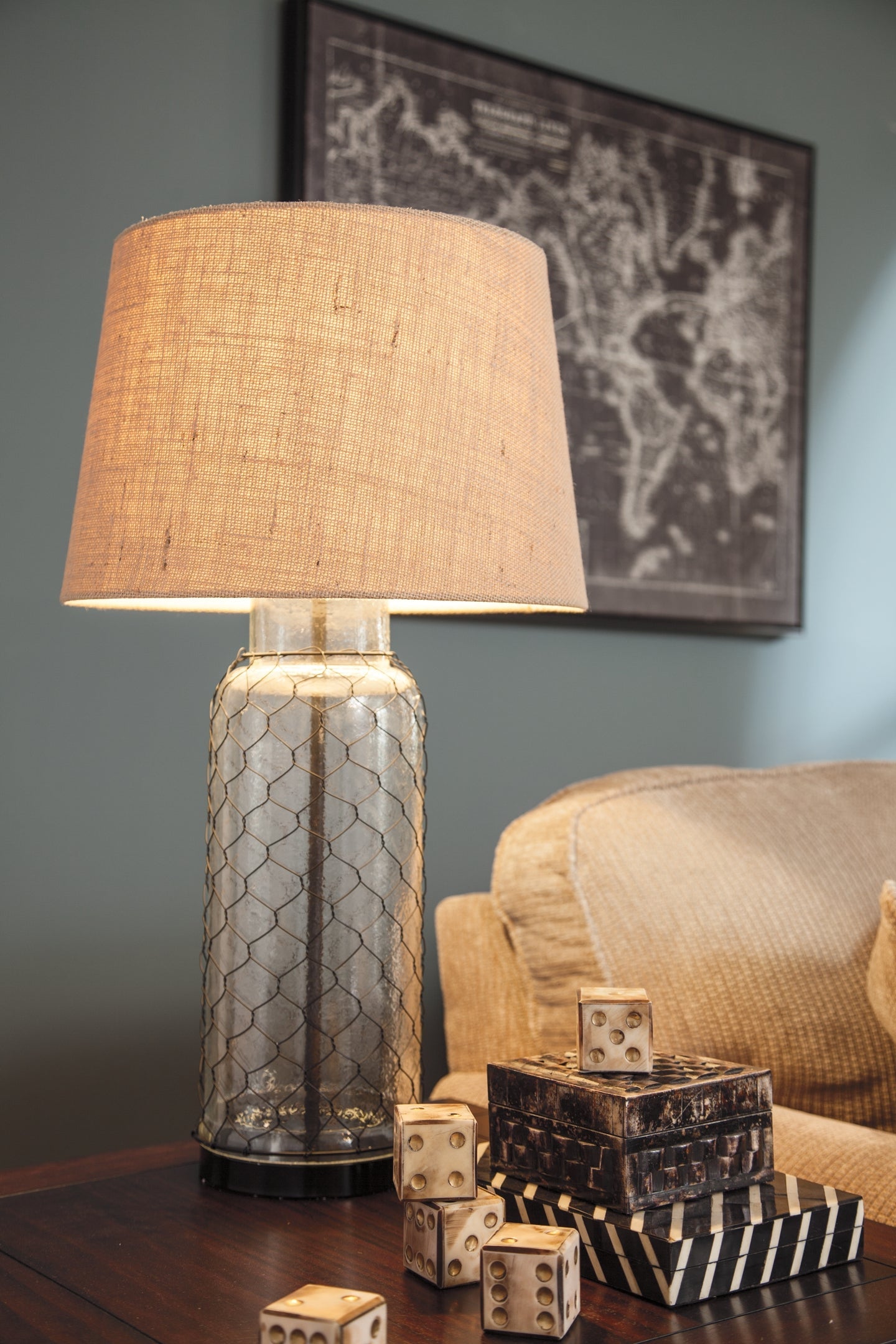Sharmayne Glass Table Lamp (1/CN) at Walker Mattress and Furniture Locations in Cedar Park and Belton TX.