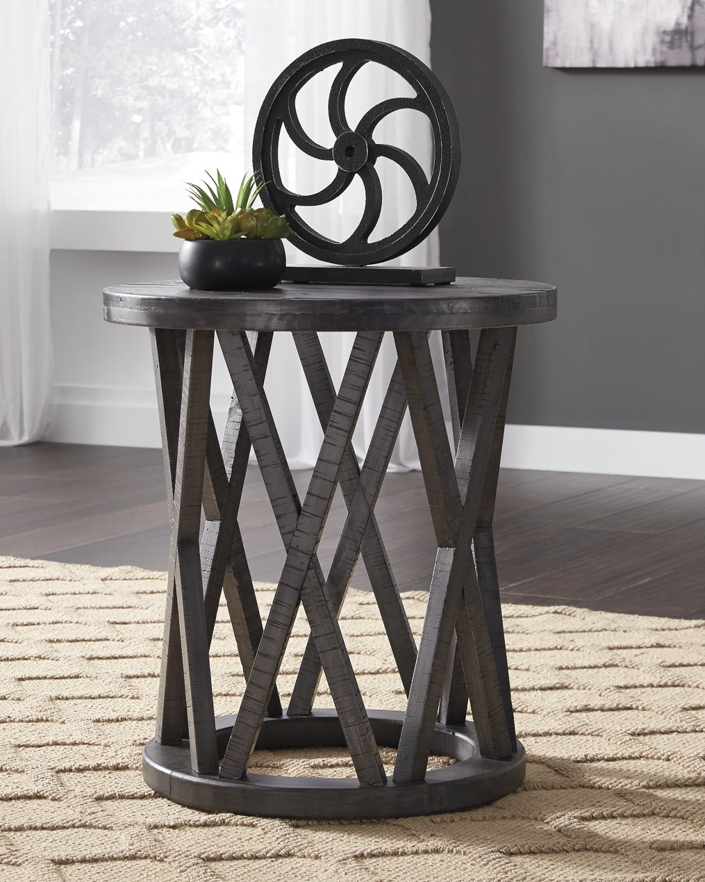 Sharzane 2 End Tables at Walker Mattress and Furniture Locations in Cedar Park and Belton TX.